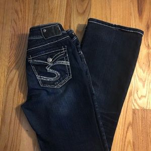 Silver Brand Suki Flap bootcut jeans size 28w 30l